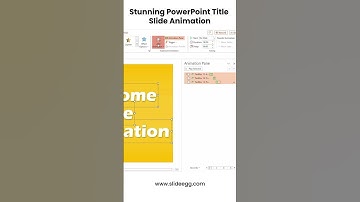 Stunning PowerPoint Title Slide Animation