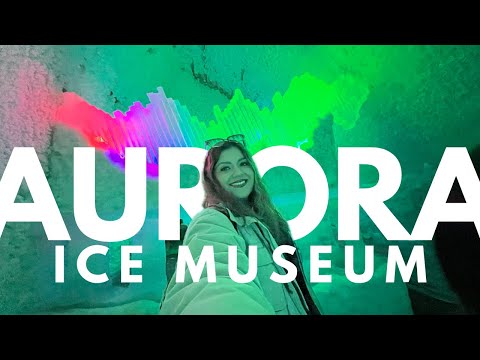 Video: Museo de hielo Aurora de Alaska en Fairbanks