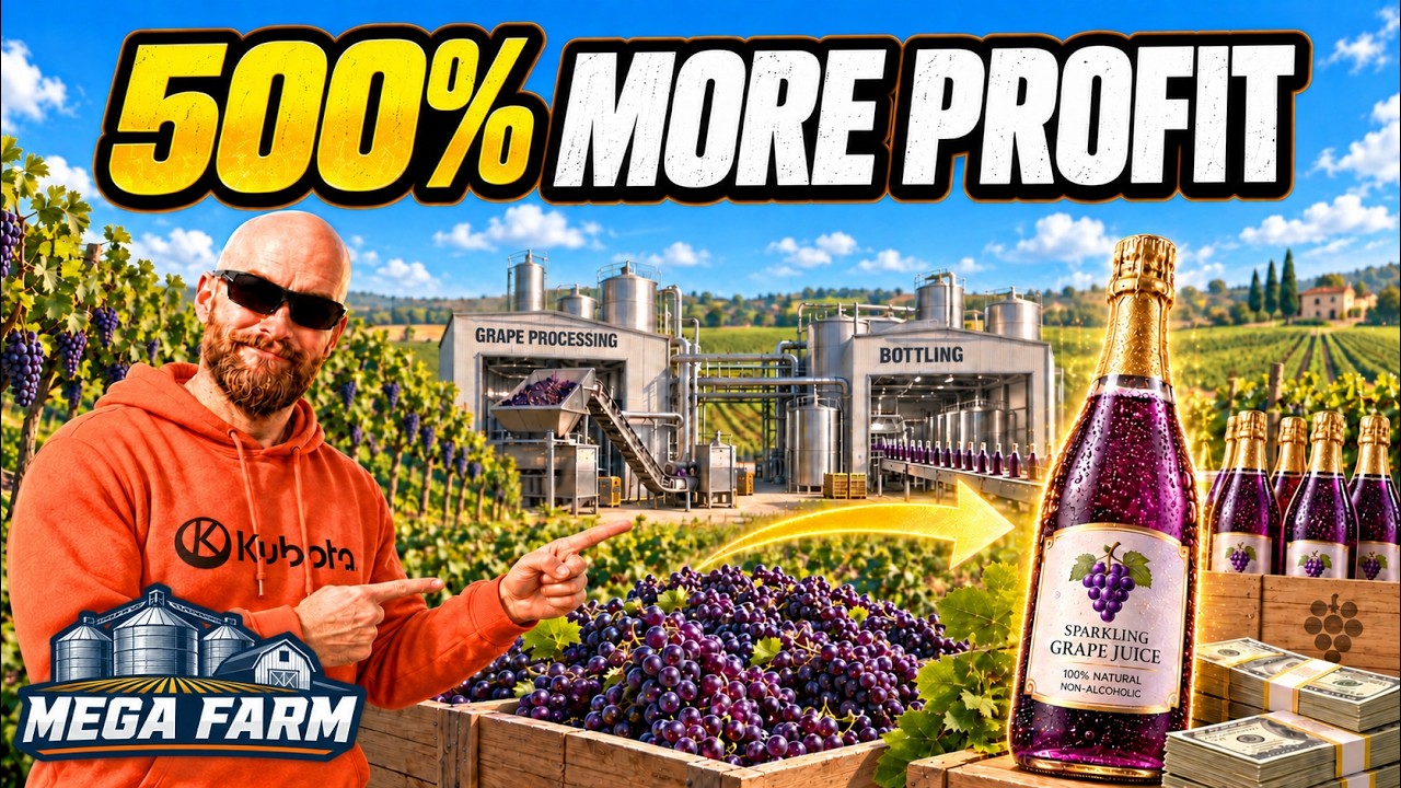 I Made Grapes 500% More Profitable On My Mega Farm