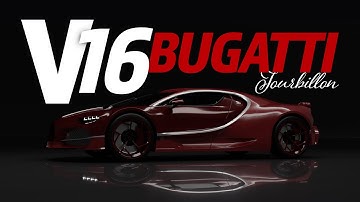Bugatti Tourbillon E – Blood Red Fury | Unreal Cinematic in Blender 4.5