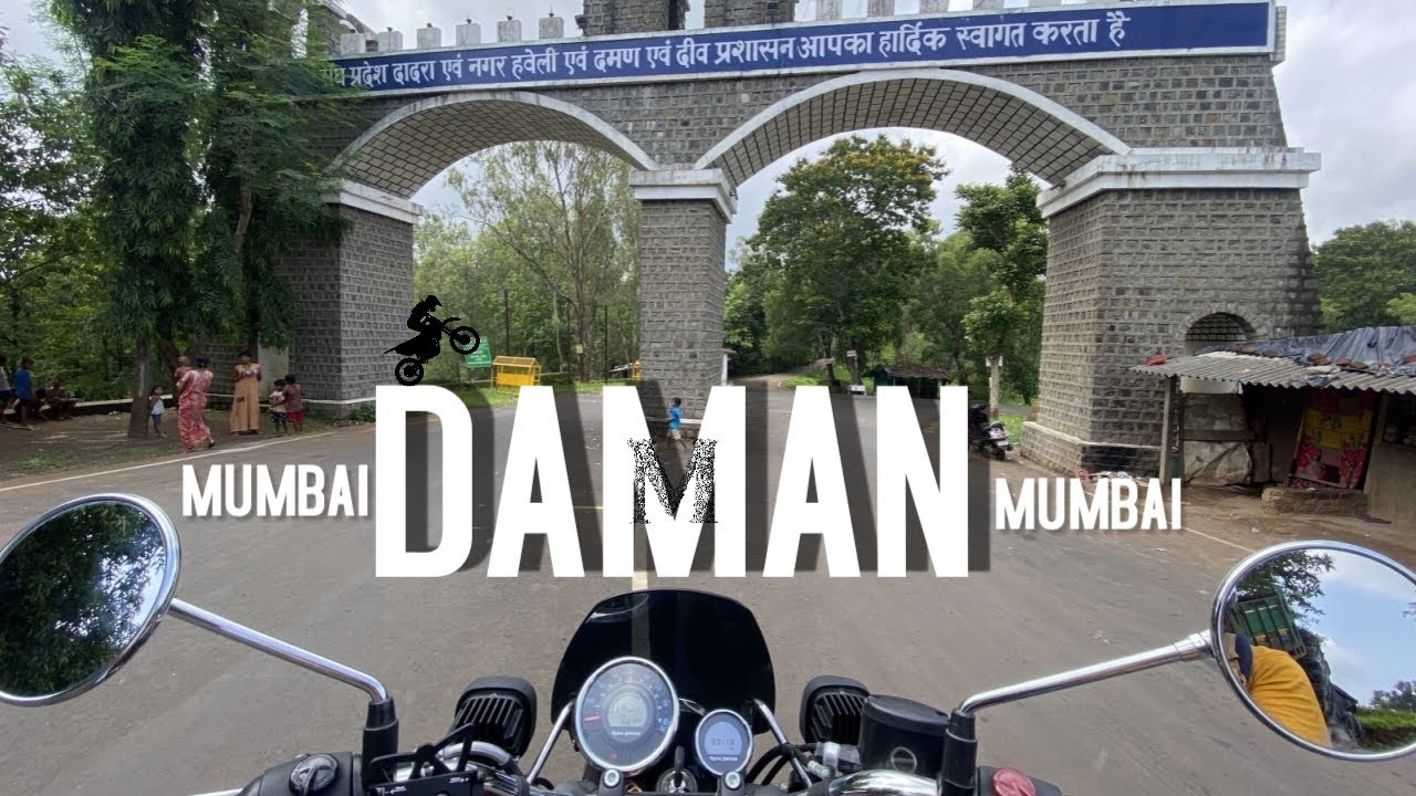MUMBAI TO DAMAN || Bike Ride 2021 || Marathi || Tourist 8 || Vlog 1