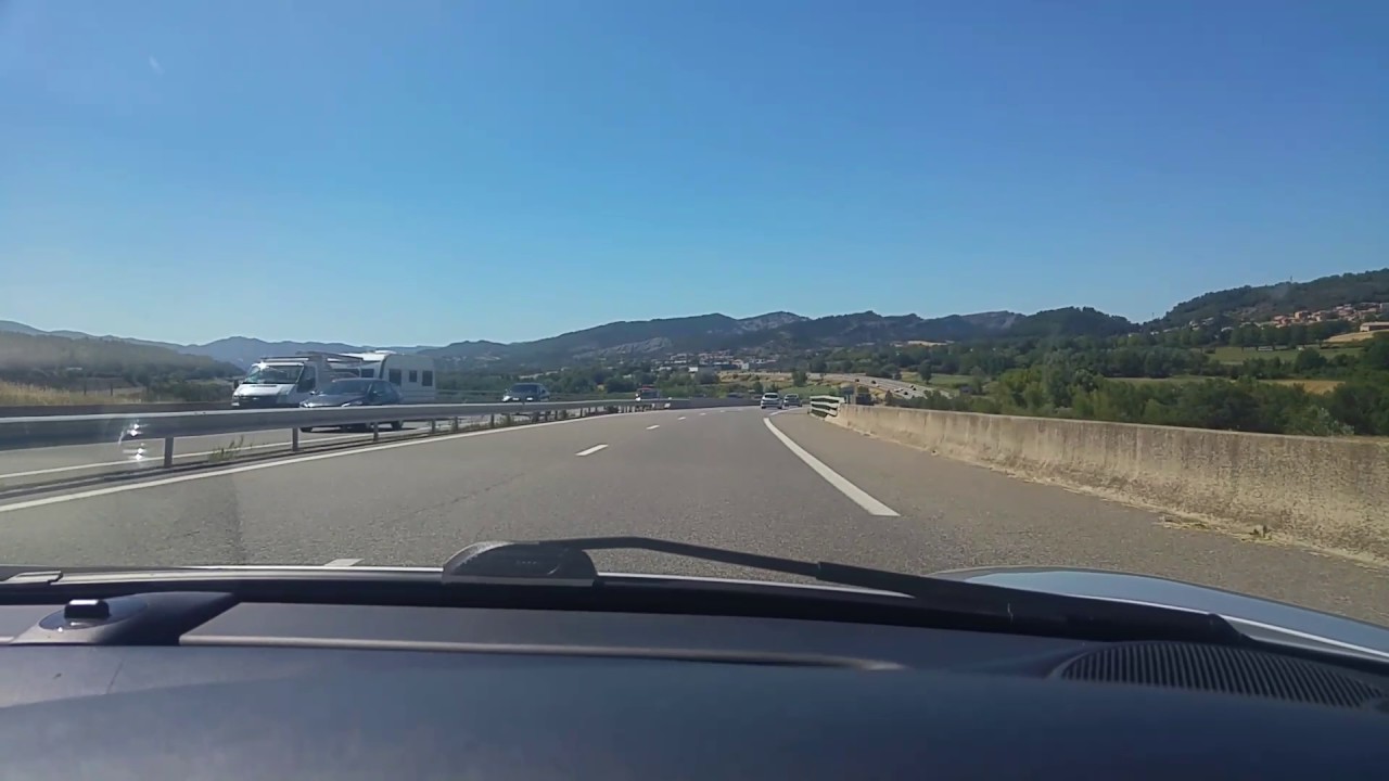 Blast down a French Autoroute