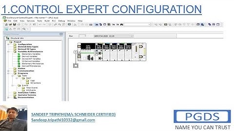 1. CONTROL EXPERT(UNITY PRO) CONFIGURATION.(TRANNING/TUTORIAL)