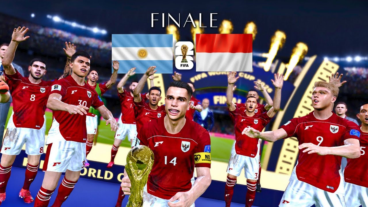 INDONESIA JUARA DUNIA! FINAL EPIC: ARGENTINA vs INDONESIA | GAMEPLAY SIMULASI | PES 2021