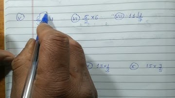 Class 7 - Exercise 2.2 - Q 3 | Multiply and reduce to lowest form and convet into muxed