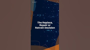 The Replace, Repair or Retrain Decision