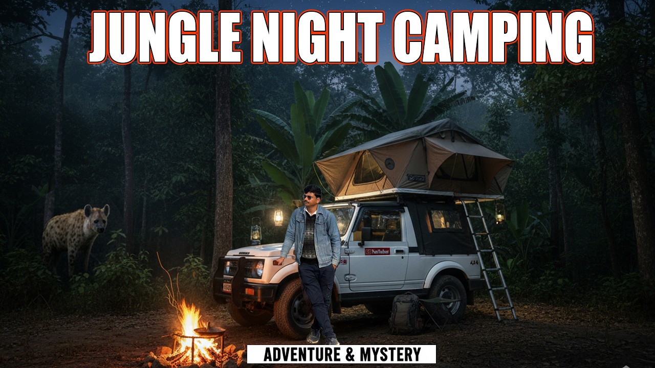 Camping in the Jungle at Night ADVENTURE Awaits