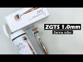 Zgts 10mm professional gold plated 192 needles titanium alloy derma roller