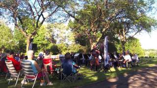 338th USARC Band 2017 Fallen Timbers Battlefield - Co-Concert with Andrew Bova on Bagpipe