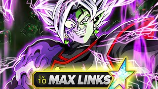 What Is This Damage?? Lr Fusion Zamasu Max Links Rainbow Showcase Dbz Dokkan Battle