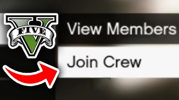 How To Join Crew In GTA 5 Online - Full Guide