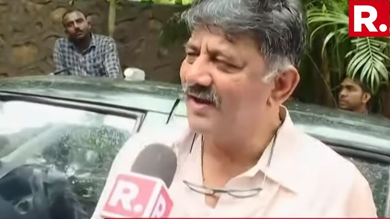 DK Shivakumar Speaks To Republic TV Following Being Barred From Entering Rebel MLAs' Hotel In Mumbai