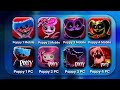 Poppy Playtime Chapter 1, 2, 3, 4 PC &amp; Mobile Full Gameplay | Poppy Playtime Mobile VS PC Comparison