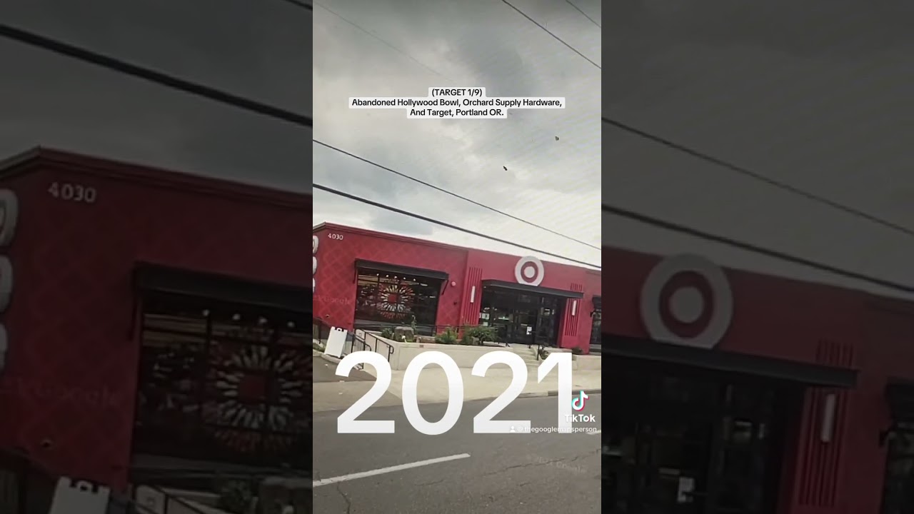 Abandoned Hollywood Bowl, Orchard Supply Hardware,And Target, Portland OR