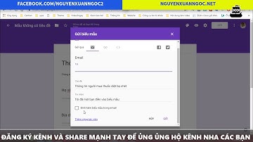 Cách tạo Google form thu thập thông tin khách hàng qua email