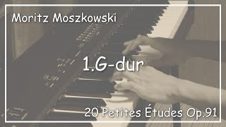 M.Moszkowski/1.G-dur《20 Petites Études Op.91》（モシュコフスキー/第1番 ト長調《20の小練習曲》）｜Ayato Sunabe