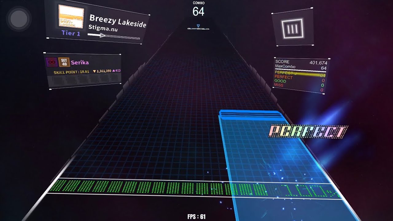 Breezy Lakeside / Tier 1新 / DanceRail3 譜面確認