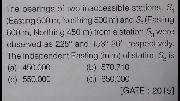 Latitude and departure numerical | Traversing | Surveying