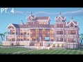 Minecraft: HUGE Suburban Mansion Tutorial (#5) | Part 4