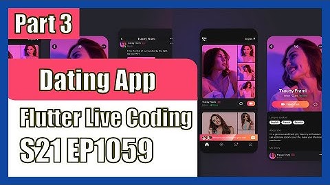 [Flutter] Flutter Live Coding EP1059 (Dating App Part 3) | river_pod | fakeface api | http