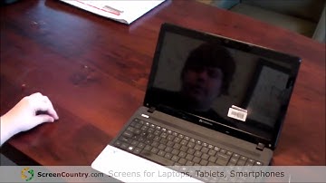 Laptop screen replacement (How to replace notebook LCD) [ Gateway NE56R27U]