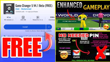 💥 How to download Game Changer 5 v4.1 beta for free 💯 | Get Free Pin Code Of Game Changer 5 😍 