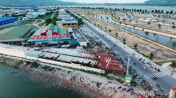Tiến độ tháng 11 Dự án Cà Ná New City: Hình hài đô thị thương cảng hiện rõ