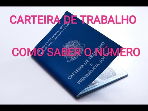 Vídeo: Como Encontrar O Seu Número De Carteira Na Web