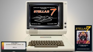 Stellar 7 - Software Entertainment Company, 1983 - Apple II (4K)