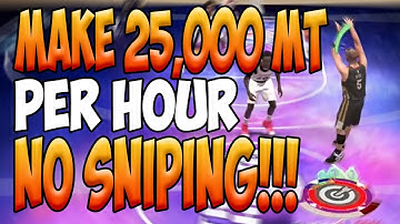 MAKE 25,000 MT PER HOUR - NO SNIPING - NBA 2K20 MyTeam - No Money Spent