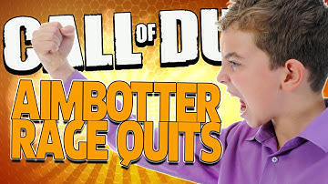 AIMBOTTER IN ADVANCED WARFARE RAGE QUITS