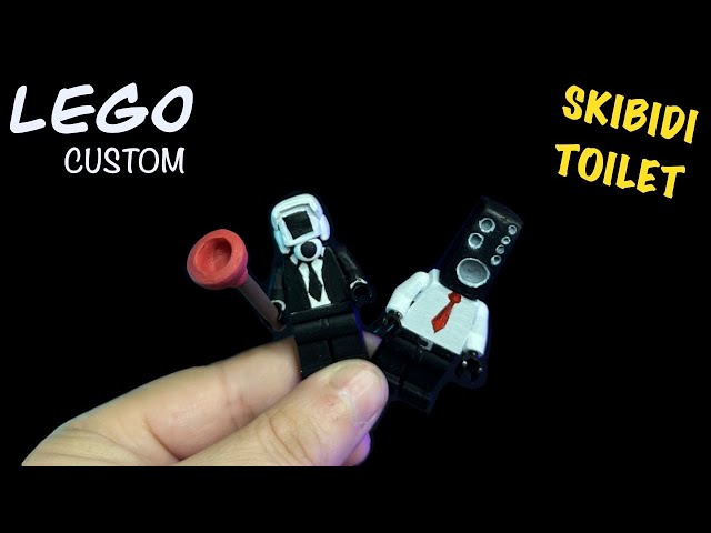 MINIFIG Skibidi Toilet 🚽 LEGO Custom Speaker Man y Camera Man