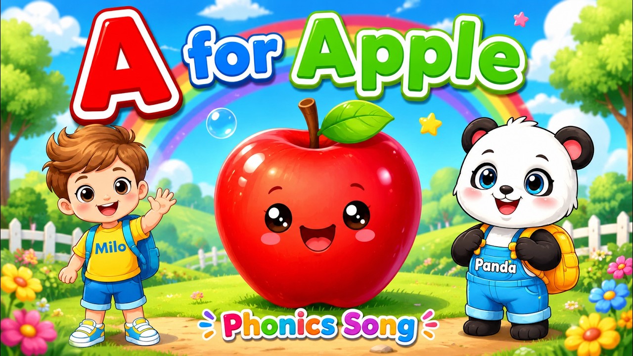 ABC Phonics Song for Kids | A to Z Letter Sounds, Preschool Learning ...