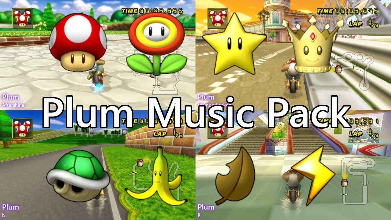 [MKWii] Plum Music Pack
