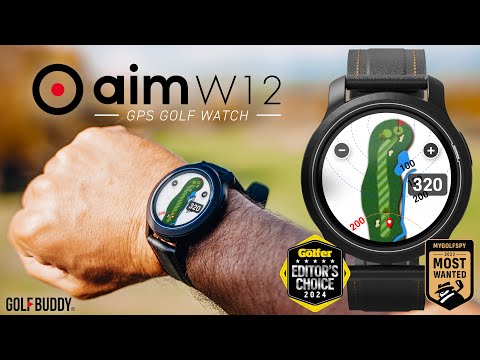 NEW for 2023 GOLFBUDDY aim W12 GPS Golf Watch - YouTube