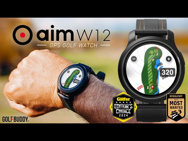 NEW for 2023 GOLFBUDDY aim W12 GPS Golf Watch - YouTube