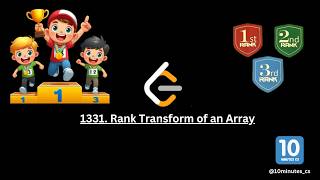 Rank Transform of an Array | Leetcode 1331 | 10mintuesCS