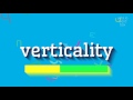 How to say "verticality"! (High Quality Voices)