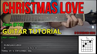 Jimin (BTS) - CHRISTMAS LOVE | Guitar Tutorial | LYRICS and CHORDS | Cover