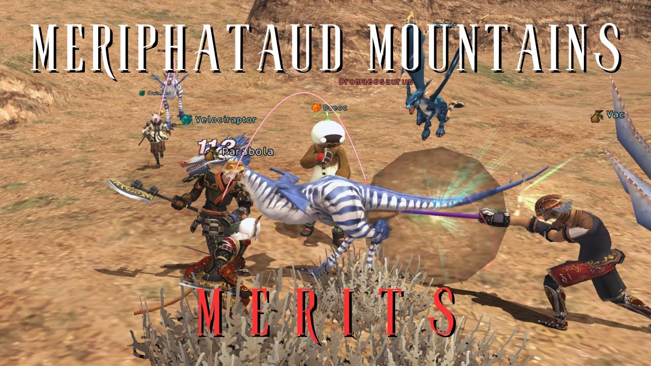 FFXI Merits & XP Meriphataud Mountains YouTube