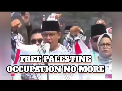 ANIES BASWEDAN II ORATION IN SUPPORT OF PALESTINE I MONAS JAKARTA 5 NOV 2023 @yaminhasibuan319