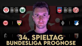 Bundesliga Prognose | 34. Spieltag Tipps & Vorschau | 2025/26