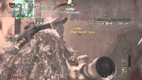 Mw3 360 quick scope thru tunnel on hardhat