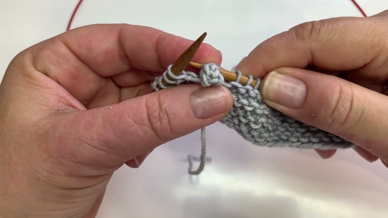 Nope de 3 mailles sur WS (tricot)