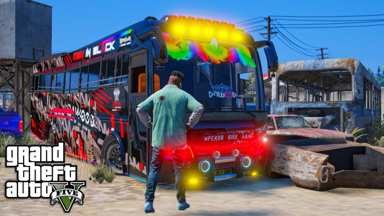 GTA 5: Восстановление автобуса Komban!! Что случилось с нашим автобусом Komban?