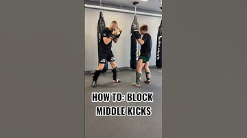 How to: Block Middle Kicks💥. #howto #muaythai #k1