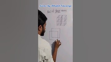 Trick to Draw the Structure of NaCl 😀😀 ll #shorts #chemistry