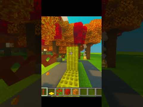 Bamboo Fence 🎍 Design Minecraft 🍁(misery.) #shorts #minecraft