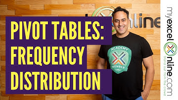 Pivot Table Excel Tutorial - Frequency Distribution