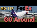 ✈✈28万回再生!! 成田空港 Go Around[MD-11]尻もち寸前 大バウンド後 ゴーアラウンド Heavy storm ウインドシア(windshear） Super Crosswind